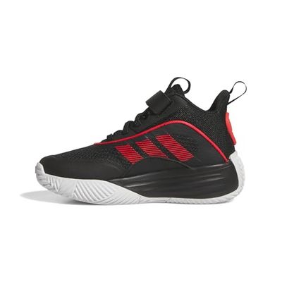 Adidas Mixte Enfant OWNTHEGAME 3.0 Shoes, Core Black/Lucid Red/FTWR White, 33 EU
