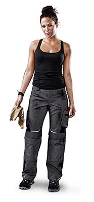 KÜBLER Workwear Pulschlag - Pantalones de Trabajo para Mujer, Color Antracita/Negro