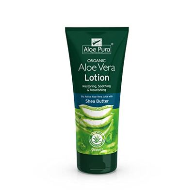 Aloe Pura Oragnic Aloe Vera Lotion med Sheasmör & E-vitamin- 517 ml