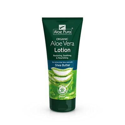 Aloe Pura Oragnic Aloe Vera Lotion with Shea Butter & Vitamin E- 517 ml