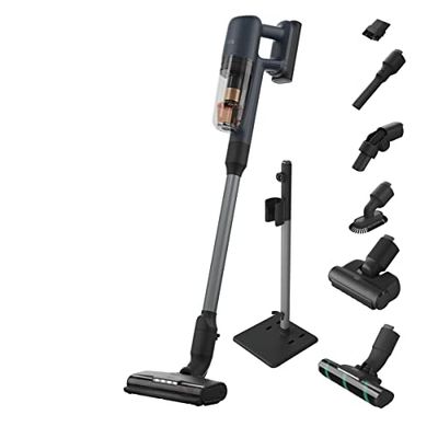 AEG AP71A142XN Aspiradora Sin Cable, 14,4 V, Autonomía de 50 min, Batería Extraible, Filtración en 5 Etapas, 4 Velocidades, Aspirador Escoba 2 en 1, Incluye Accesorios, Azul Denim