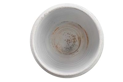MACETERO CERAMICA BLANCO 28x28x23 CM