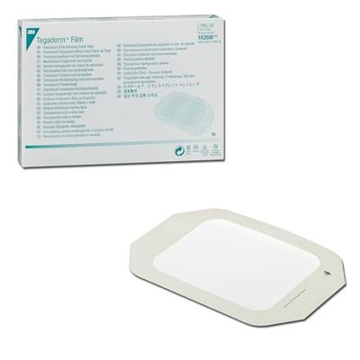 3M 34901 Tegaderm transparante folie, 10 cm x 12 cm, doos van 50