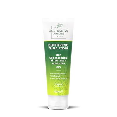 Toothpaste Triple Action Australian company tea tree 100 ml toothpaste with Tea Tree and Aloe Vera