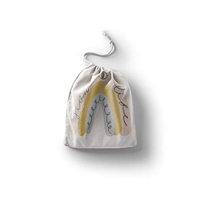 Bonamaison Printed Cotton Produce Bag with Drawstring, Reusable Grocery Bag, Biodegradable Eco-Friendly Bags, Travel Pouch, Sachet Bags, Shopping Bag, Eco Friendly, Foldable, Size: 40x50 Cm