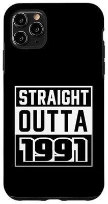 Straight Outta 1991 Birthday 1991 Born 1991 Vintage Case for iPhone 11 Pro Max