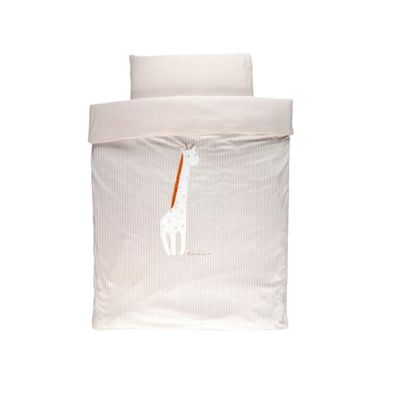 Noukie's - Dekbedovertrek Giraffe Tiga - Beige - 100 x 140 cm