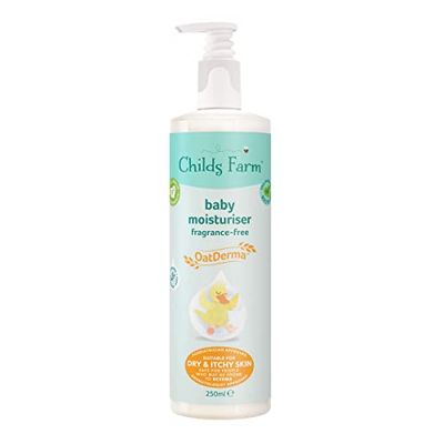 Childs Farm OatDerma Baby Moisturiser 250ml| Suitable Newborns With Dry, Itchy & Eczema-prone Skin