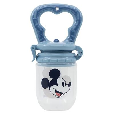 Disney Mickey Mouse-fruitfopspeen voor kinderen, van BPA-vrij plastic, met antiverstikkingsfunctie, wasbaar en herbruikbaar