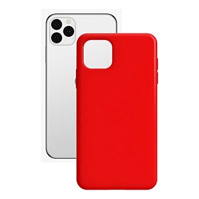 CONTACT Silikonowe etui ochronne do iPhone 11 Pro, czerwone