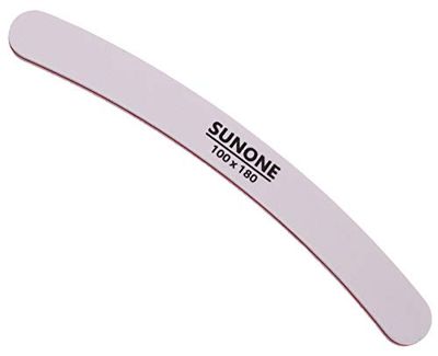 Sunone Fichier, Banane 100/180, 10Pcs 14812 Blanc