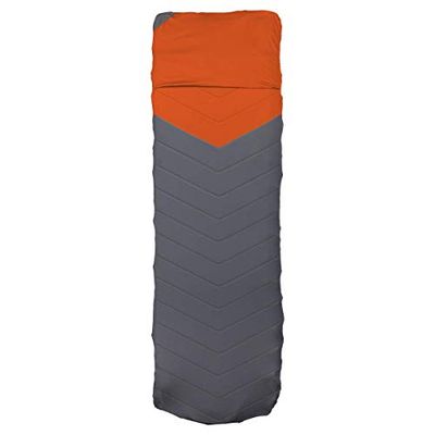 Klymit V Sheet Almofada de acampamento, unissexo, laranja/cinzento, acolchoado