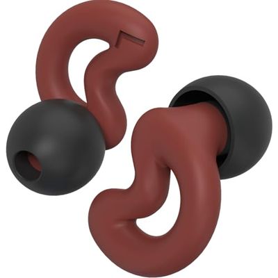 RelaxCharm Ear Plugs for Sleeping Noise Cancelling NRR49dB - Ultra Soft, Reusable Silicone Ear Plugs for Sleep Snoring Blocking, Side Sleepers S