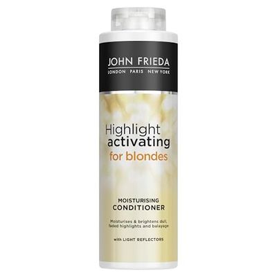 John Frieda Sheer Blonde Highlight Activating Moisturising Conditioner for Lightened and Highlighted Blonde Hair 500 ml