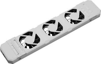 Technaxx Radiator Fan Mono Set TX-302, Energy-Efficient Radiator Booster for 50-70 cm Radiators & Convectors - Whisper Quiet, Automatic On/Off with Temperature Sensor, Low Power Consumption