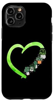 Gardening Heart Potted Plant Case for iPhone 11 Pro