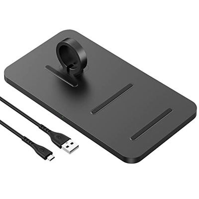 CGZZ Draadloos opladen, snelle draadloze oplader, 2-in-1 inductie-oplader, oplaadstation, compatibel met iPhone 14/14 Plus/13/12 Pro/12/11