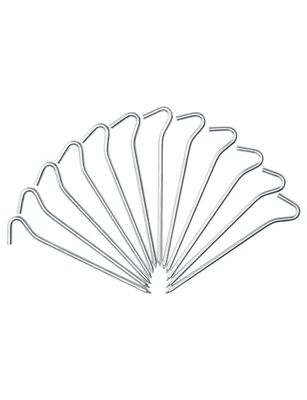 Jack Wolfskin Power PEG (12 PCS), Paletti per Tende stabili. Misto, Argent-Argent, OS