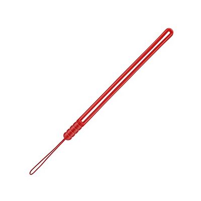 Yaeeza Stuk Lanyard Keychain Polsband voor mobiele telefoon lus armband draagriem handlus Lanyard, voor mobiele telefoon mini-camera, rood