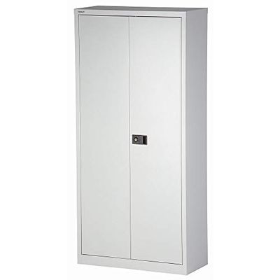 BISLEY Armoire de Porte battante Universelle, Métal, 645 Gris Clair, 40 x 91,4 x 195 cm