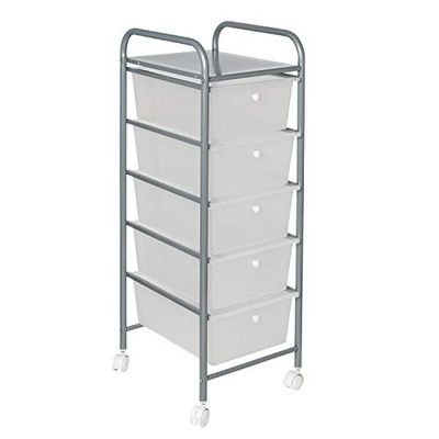 Honey-Can-Do Rolling Cart, Silver