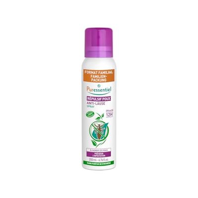 Puressentiel - SOS Pidocchi - Spray Preventivo - Per la prevenzione quotidiana - Crea un ambiente sfavorevole all'insediamento di pidocchi - Attivo 100% di origine naturale - 200 ml