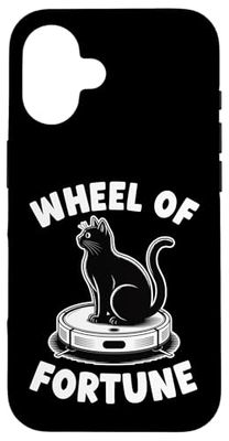 Wheel Of Fortune Cat Joke Robot Vacuum Cleaner Cat Case for iPhone 16