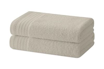 Degrees home - Set van 2 handdoeken - badhanddoeken - 100% katoen - 480 g/m2-100 x 50 cm