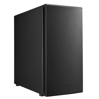 SilverStone SST-SEQ1B-tyst midtower fodral med ljudisolering