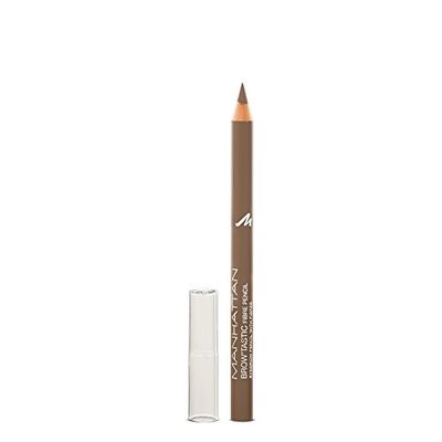 Manhattan Brow'Tastic Eyebrow Pencil - Light Brown Eyebrow Pencil with Replenishing Fibres for Dense, Defined Eyebrows - Colour Light 001 - 1 x 1.1g