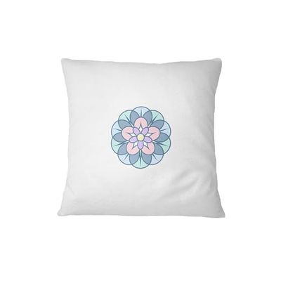 Bona Basics Housse de Coussin décorative, Polyester, white-417, 45 x 45 cm