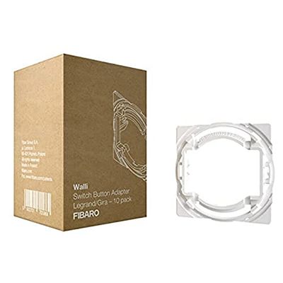 FIBARO Adaptador para botón de conmutación Legrand/Gira, 10 unidades, FG-WDSEU221-PP-0007