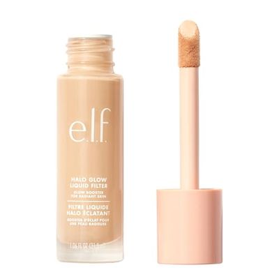 e.l.f. Halo Glow Liquid Filter, illumina la carnagione per un effetto soft focus, infuso con acido ialuronico, prodotto vegano e non testato sugli animali, 0 Fair