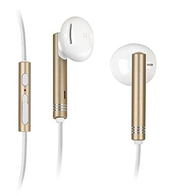Sbs Auricolari in-ear in metallo studio mix 90 con cavo jack dorato da 3,5mm universale, tasti multifunzione per chiamate e musica, controllo volume, microfono integrato
