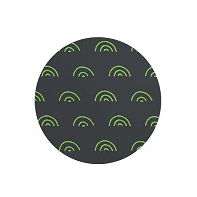 Questo Casa, Round Digital Printed Mouse Pad, Non-Slip Base, for Office and Home, Diameter:22cm