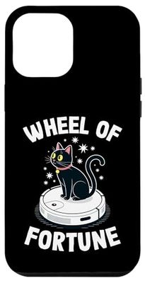 Wheel Of Fortune Cat On Robot Vacuum Cleaner Cat Case for iPhone 12 Pro Max