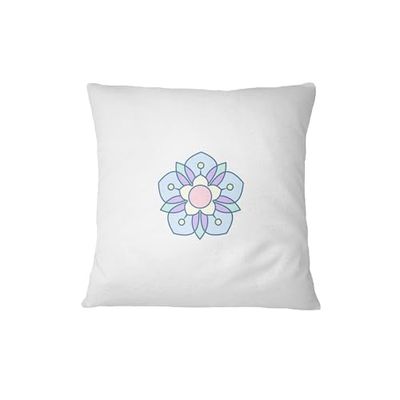Bona Basics, Dekorativa prydnadskuddöverdrag, heminredning, soffa, cafeteria, storlek: 45 x 45 cm, färg: vit