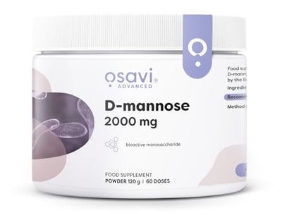 Osavi D–Mannose 2000 mg – 120 g Powder | Supports Urinary Health & Bladder Function | Bioactive Monosaccharide for Natural Detox & Immune Support