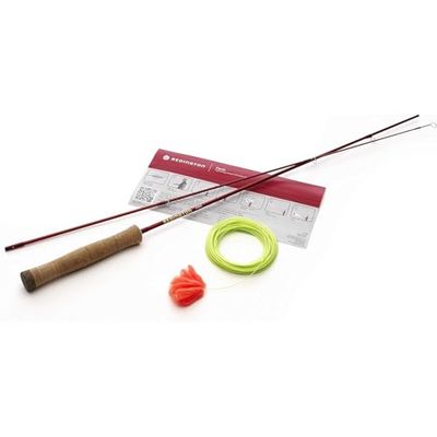 REDINGTON Mouche Form Game Rod Canne à pêche 1,2 m avec Ligne – Lava Tige, Lave, 4ft 2in