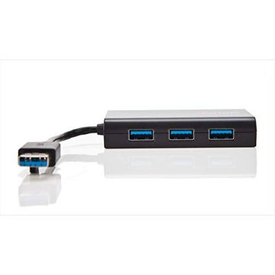 Targus 3-Port USB 3.0 Hub w/ethernet