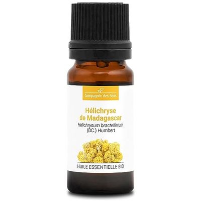 ELICRISO DEL MADAGASCAR BIO - 10mL - Olio Essenziale di Qualità Premium - 100% Puro, Naturale, Garantito ChromaCert® - Chemiotipizzato & Integrale