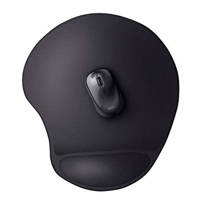 Trust Bigfoot XL Muismat met Gelvulling, Mouse Pad 255 x 295 mm - Zwart