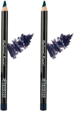 Benecos - natural beauty 90214 Benecos natural cosmetics - lápiz kajal - vegano - sin talco - azul noche (Paquete de 2)