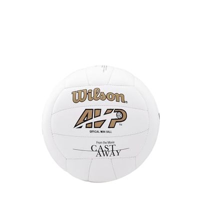 Wilson, CASTAWAY DEFLATED Unisex-Adult, Bianco, Mini Size