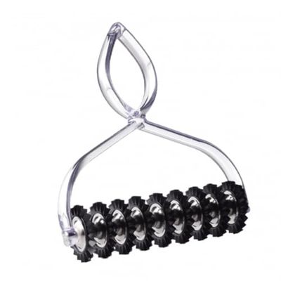 Marcato Tagliapasta, Rotella Tagliapasta, 9 Rotelline, Taglio a Zig Zag Stretto, anche per Biscotti, Chiacchiere e Creckers, Accessorio da Cucina, Made in Italy. Modello: Pastabike, Trasparente