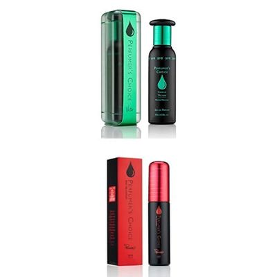 Bundle of PERFUMER'S CHOICE No 9 Victor, 83ml + No 4 by Phoenix, 50ml Eau de Parfum Luxury Fragrance - Mens & Ladies Perfume, Long Lasting Perfume and Aftershave by Milton-Lloyd