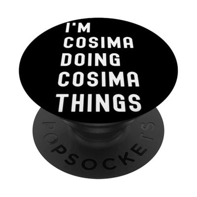 Soy Cosima Haciendo Cosas de Cosima PopSockets PopGrip Adhesivo