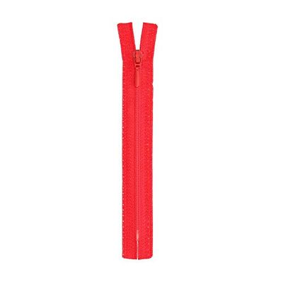 Opti Zip Fastening, 100% Polyester, 00722 Red, 50 cm