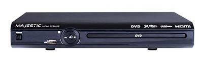 New Majestic HDMI-579 Leitor de DVD preto DVD player (MP3, JPG, DVD-áudio, DVD-Vídeo, DVD,DVD+R,DVD+RW,DVD-R,DVD-RW, DVD, DVD+R,DVD+RW, DVD-R, DVD-RW, 1 discos)