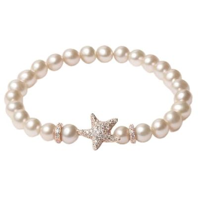 Lancaster Armband JLA-BR-STAR-2-WH JLA-BR-STAR-2-WH merk, Standaard, Niet-Edelmetaal, Geen edelsteen